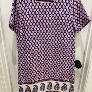 J. Crew Floral Patterned Shift Dress